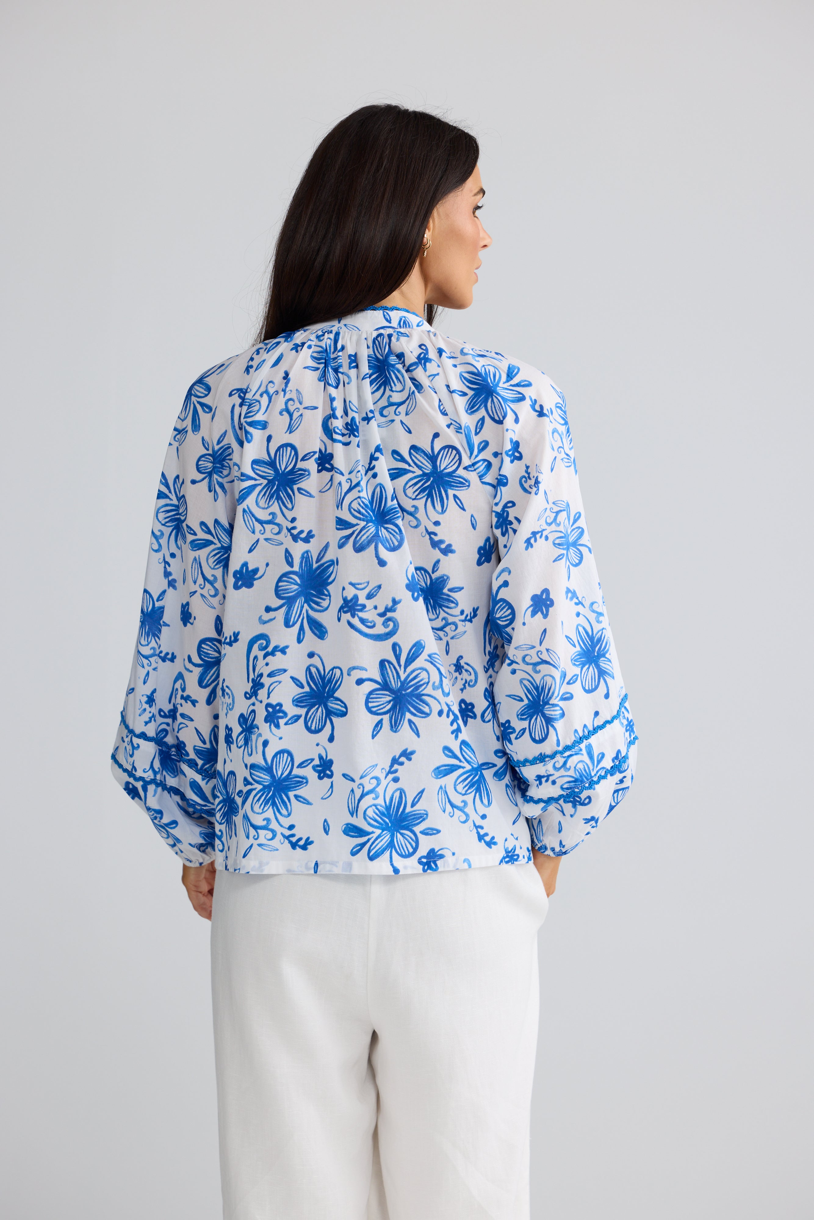 Danielle Top Blue Bliss