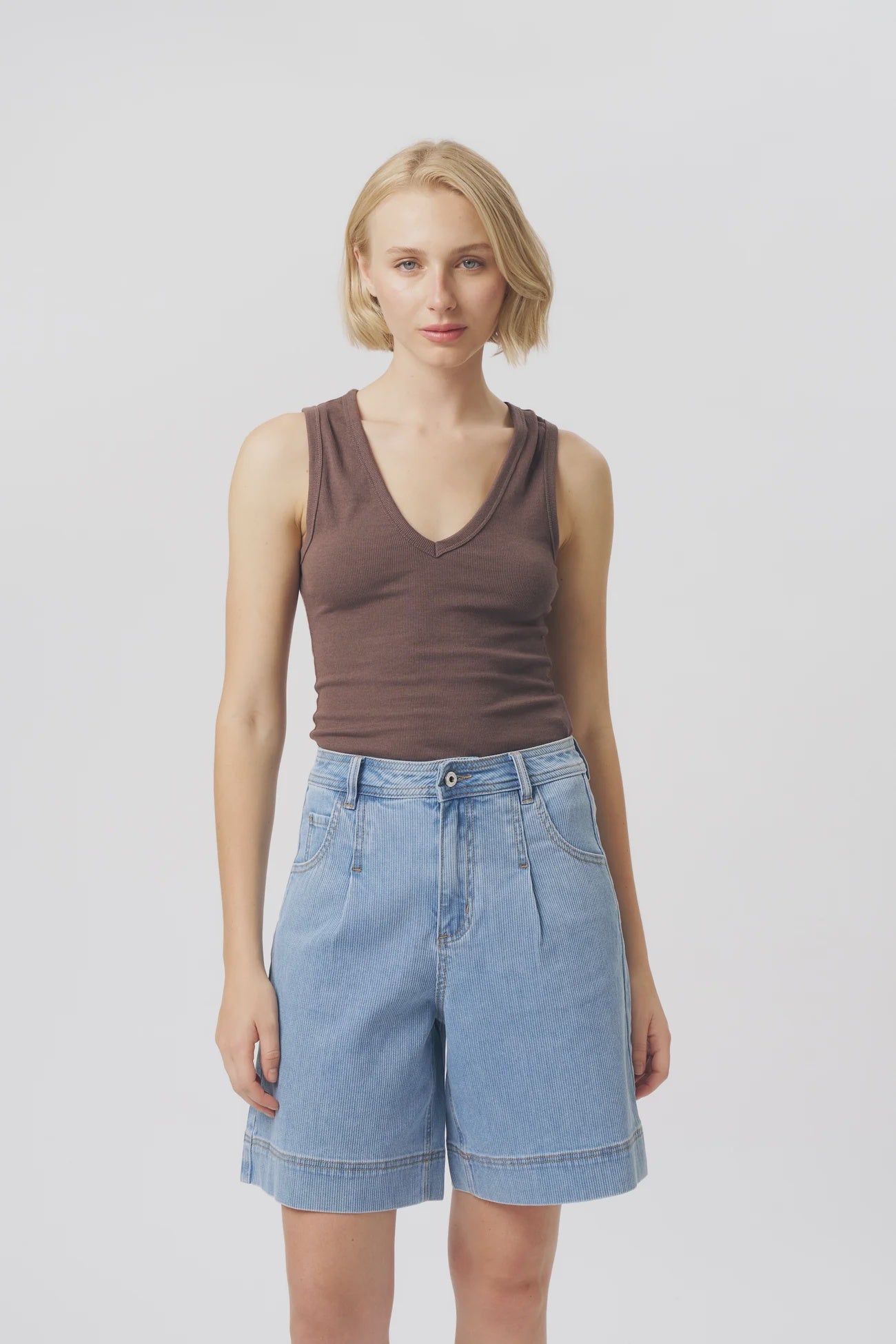 Bijou Shorts Light Blue Cord