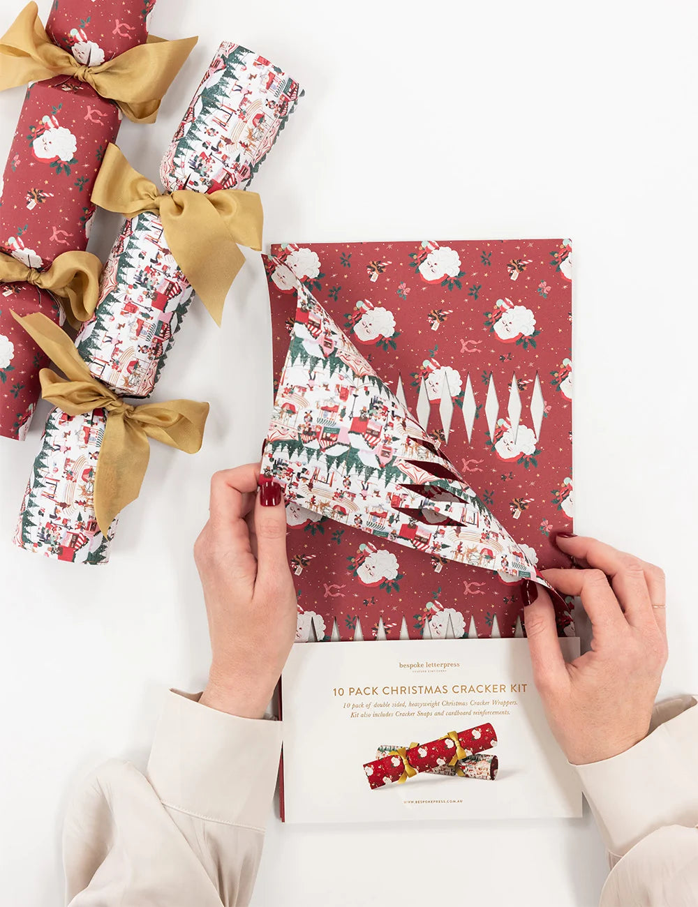10 Pack Christmas Cracker Kit - Jingle Bells
