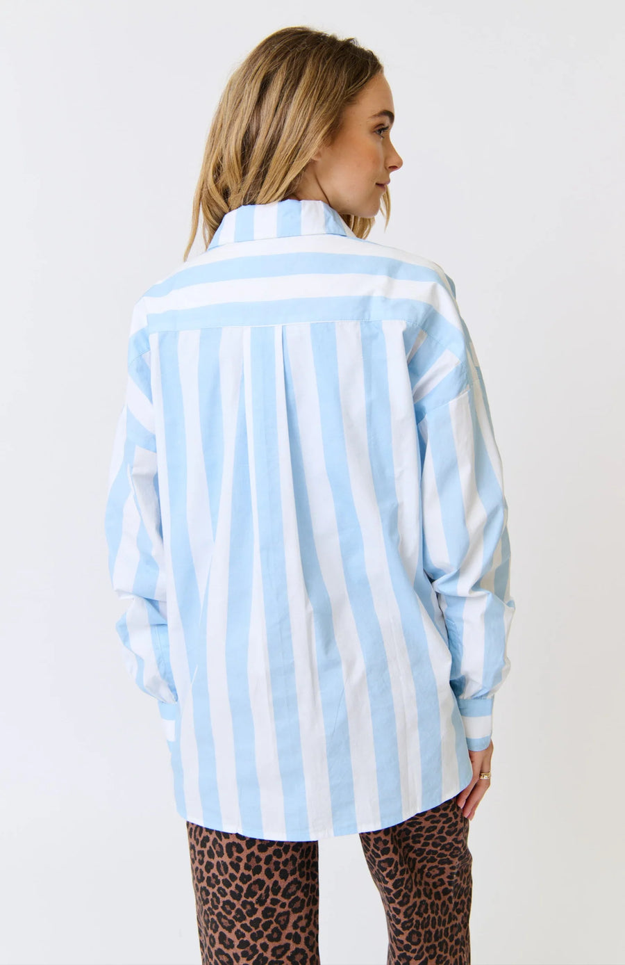 Adalyn Shirt Ice Blue Stripe