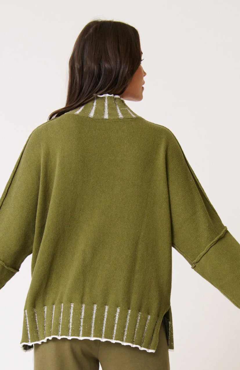 Romy Knit Sweater Khaki