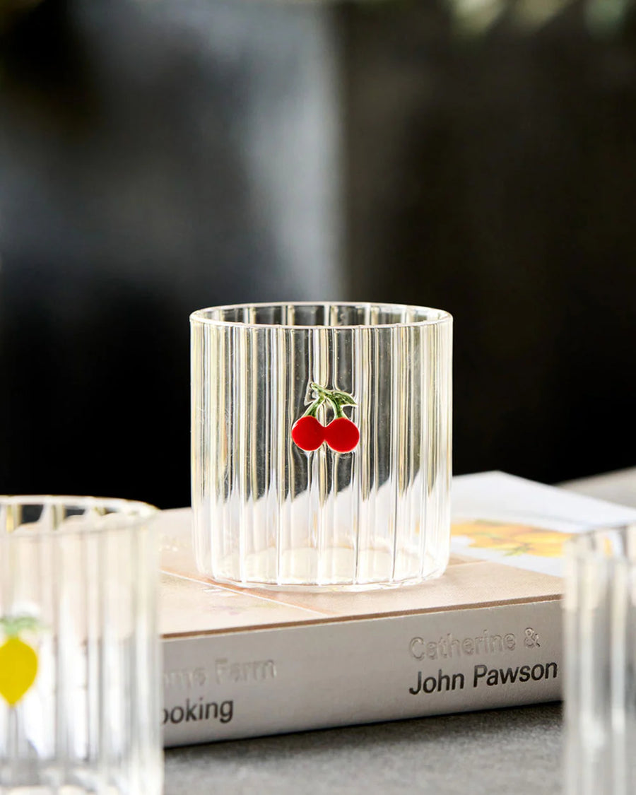 Haven Glass Tumbler Cherry