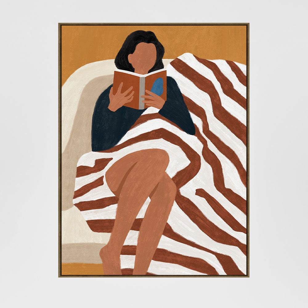The Reader Canvas Wall Art