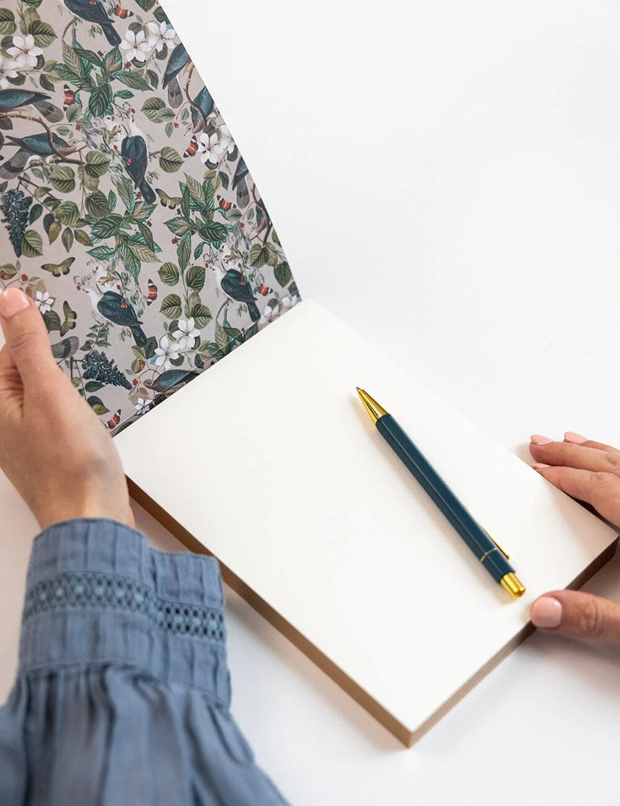 Desktop Notepad Jotter Botanical Grove