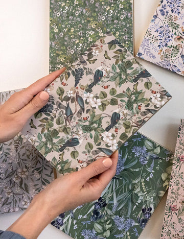 Desktop Notepad Jotter Botanical Grove