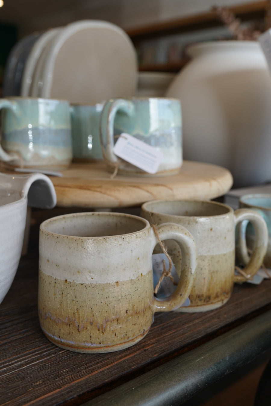 Large Pottery Mugs