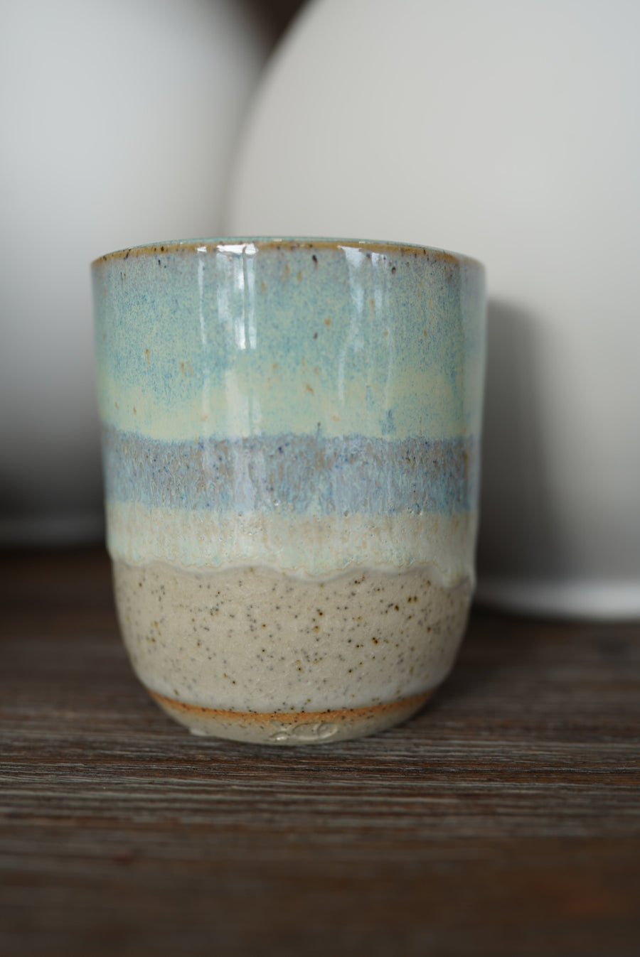 Tall Pottery Tumblers