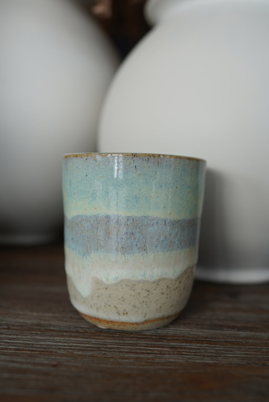 Tall Pottery Tumblers