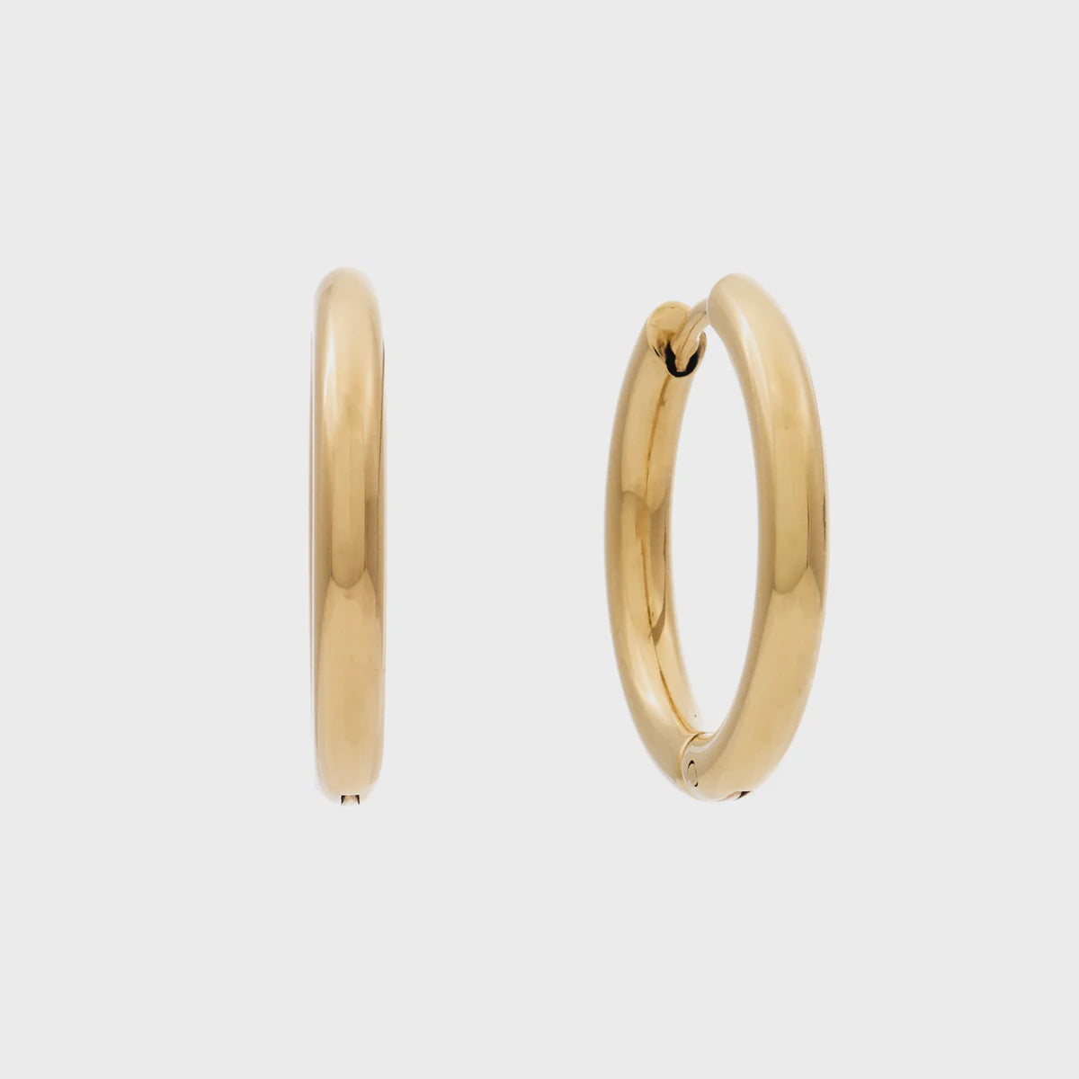 Ava Gold Plated SS Hoop Earring