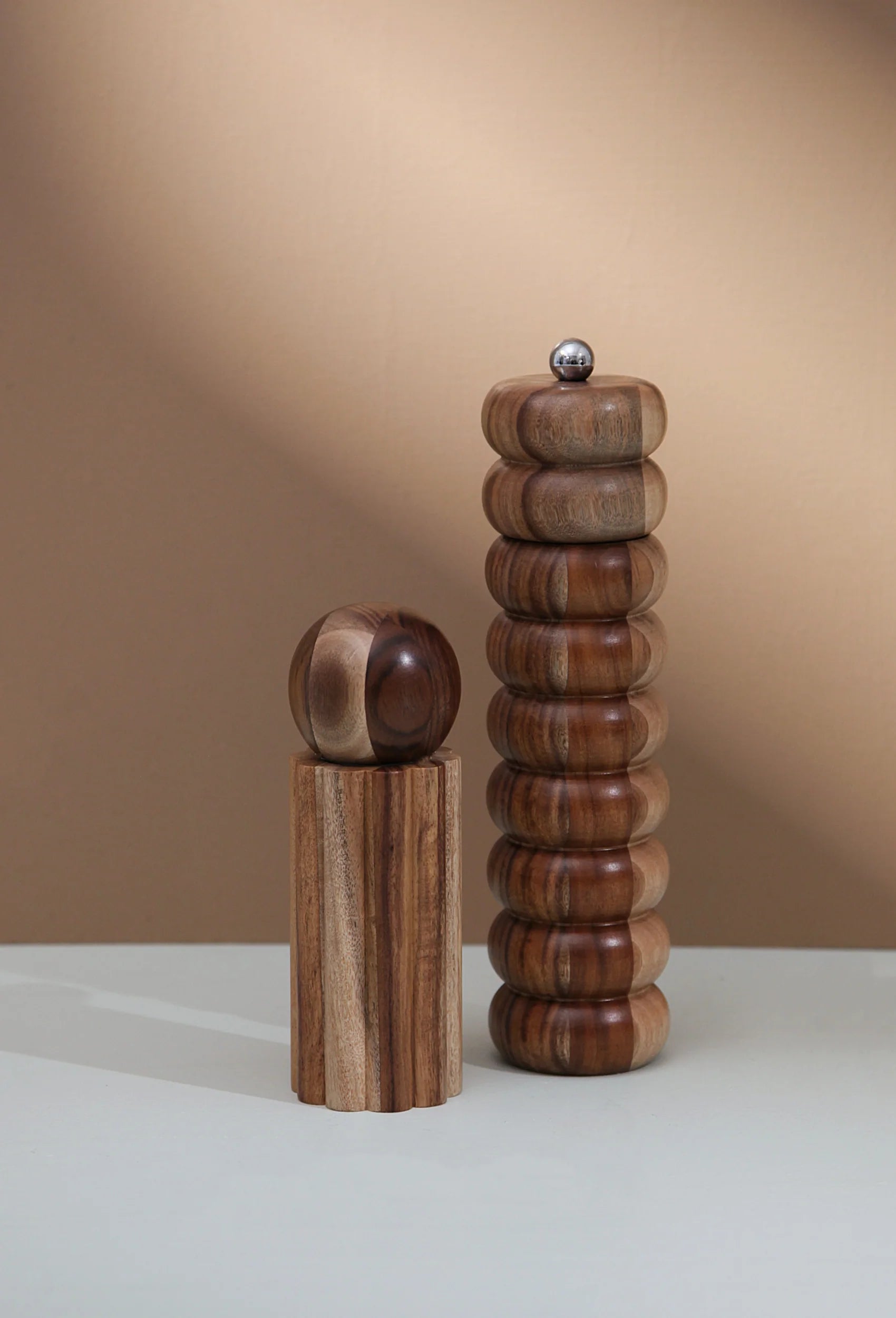Delphi Wood Salt or Pepper Grinder Natural