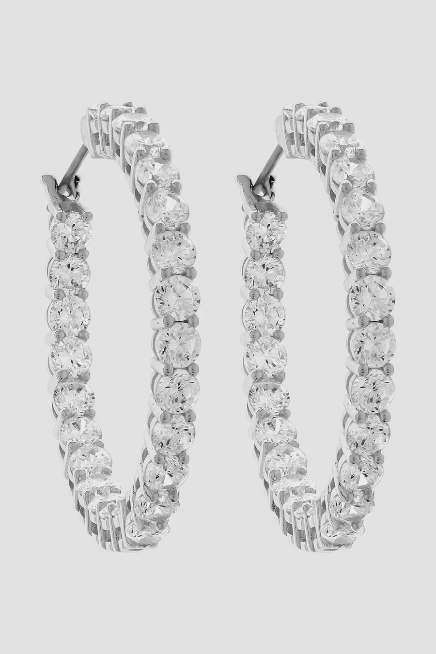 Dolce Vita Rhodium Earrings