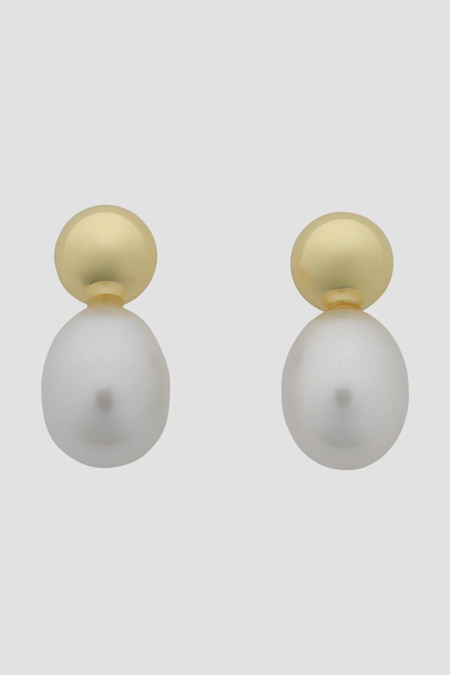Cove Gold Pearl Earring