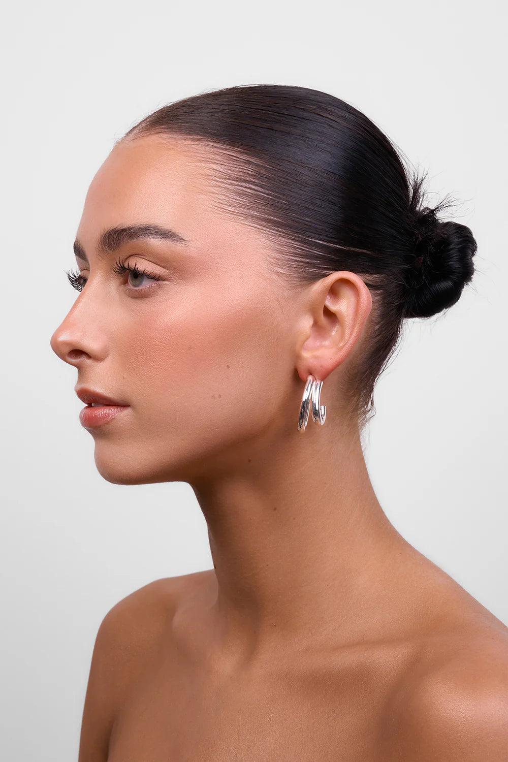Neve Double Hoop Earrings