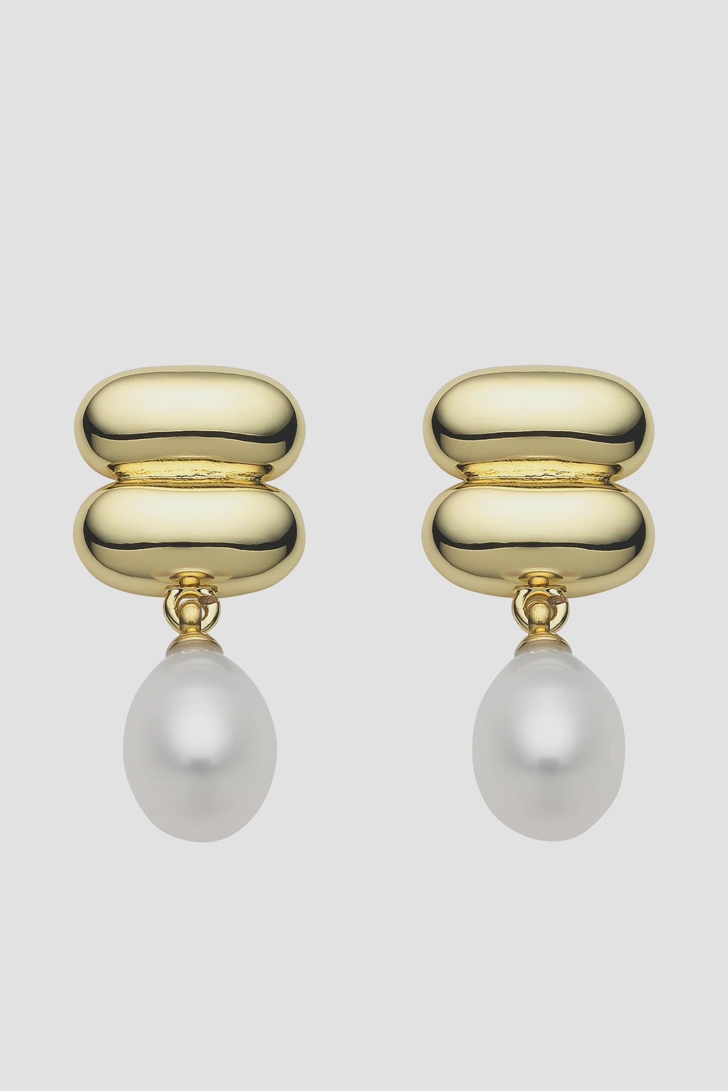 Heidi Gold Pearl Earring