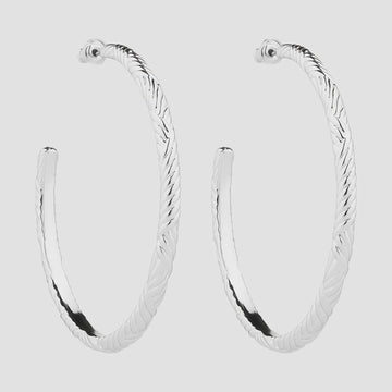 Indira Hoop - Silver