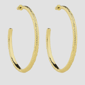 Indira Hoop - Soft Gold
