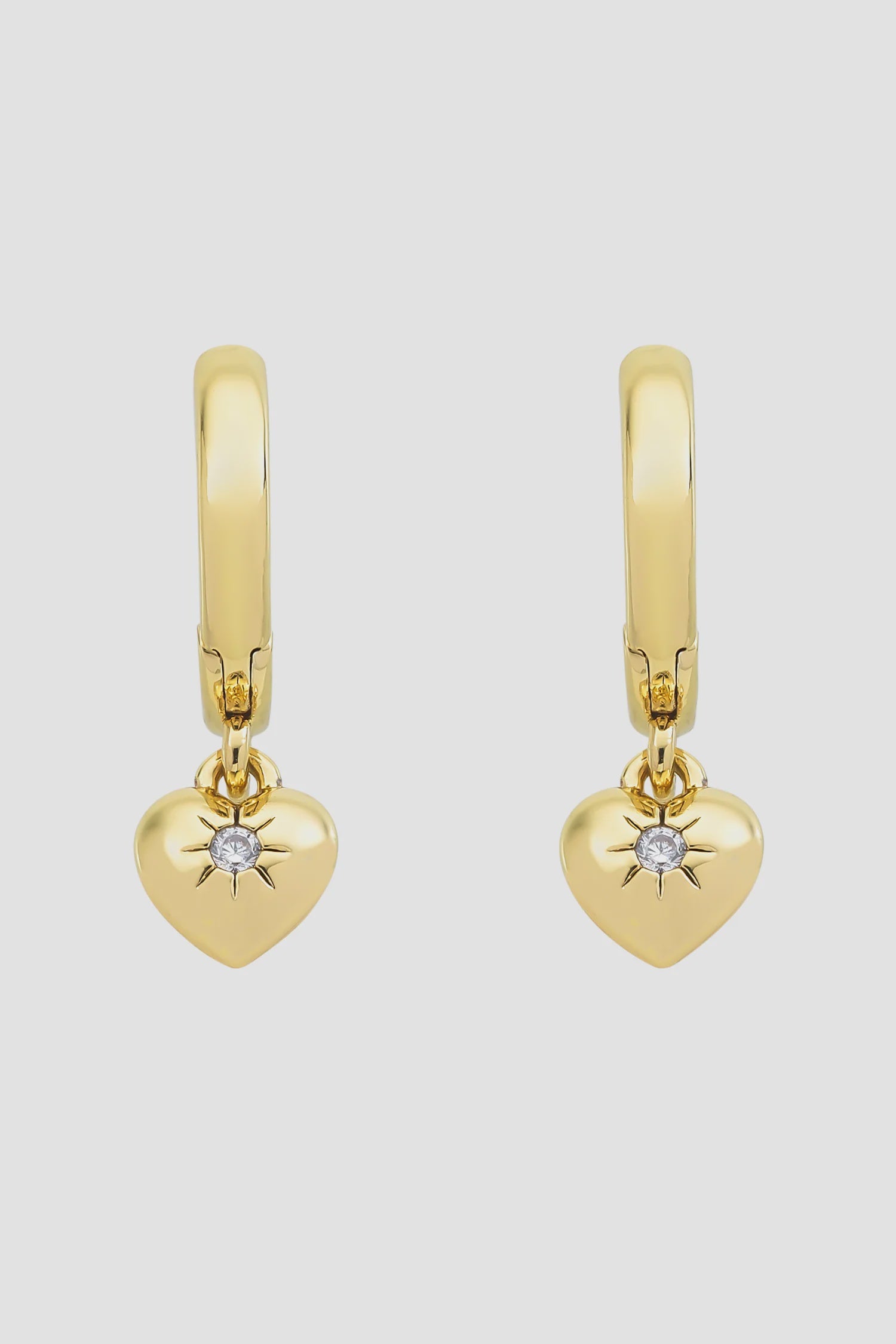 Eliza Gold Huggie Earring