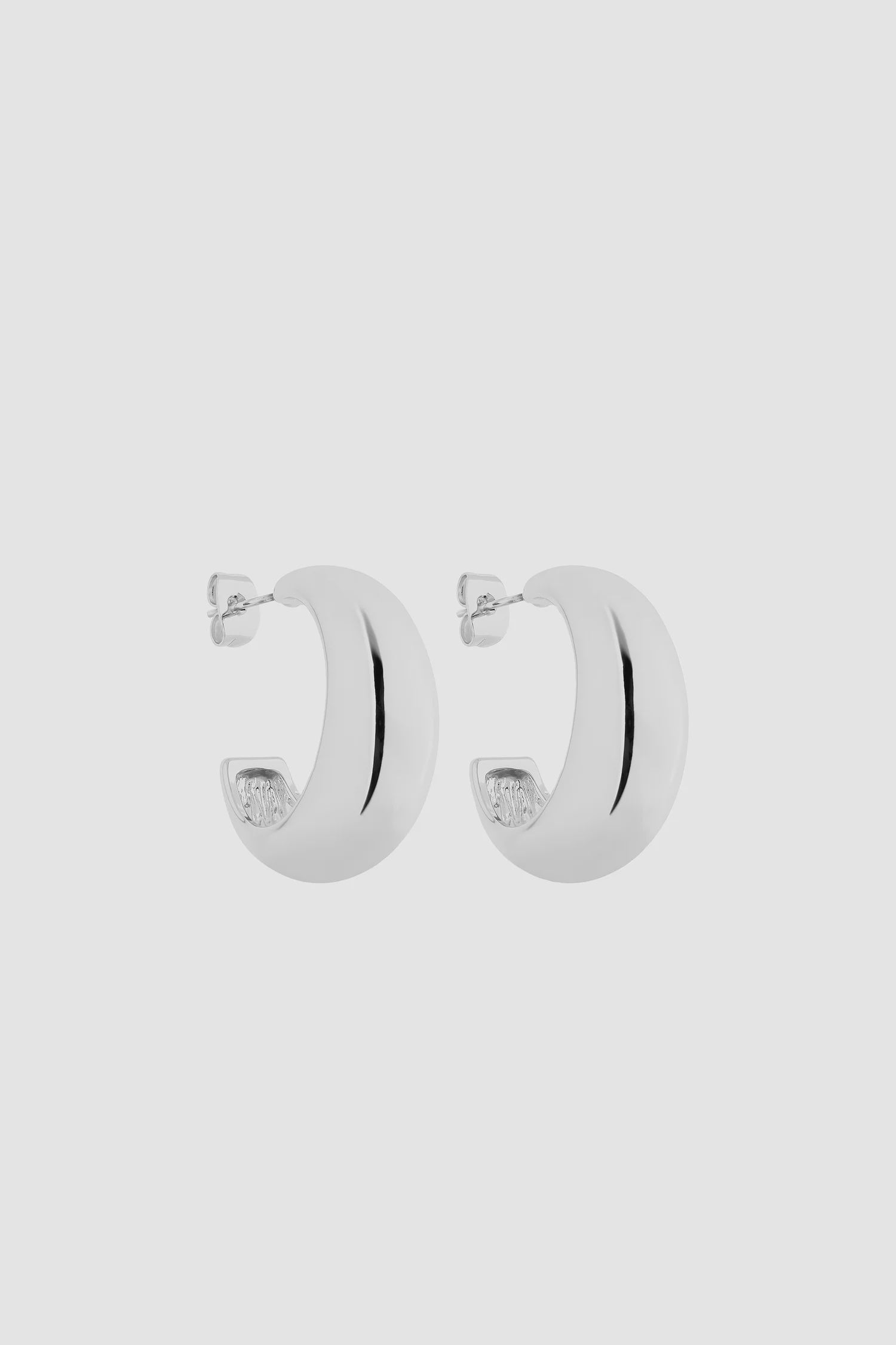Helena Silver Hoop