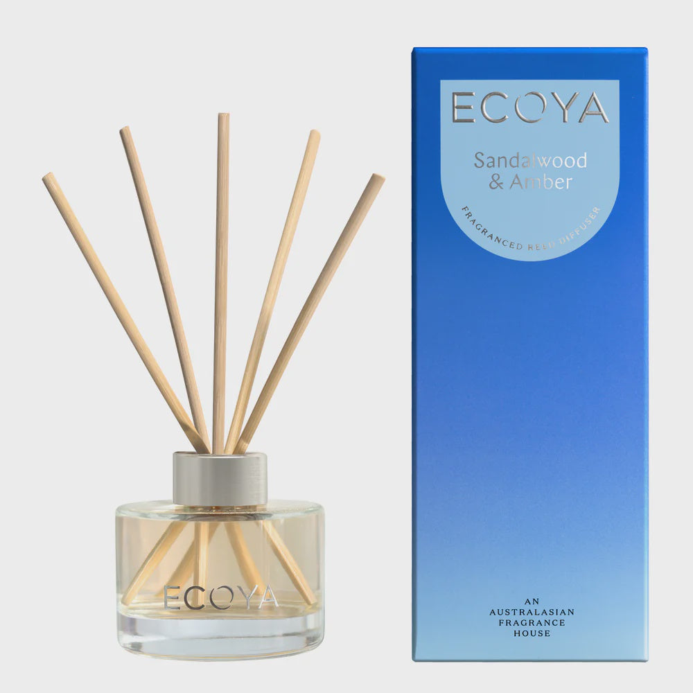 Kohl's Diffuser Sandalwood & Amber Mini Reed Diffuser by – Kohl and Soda