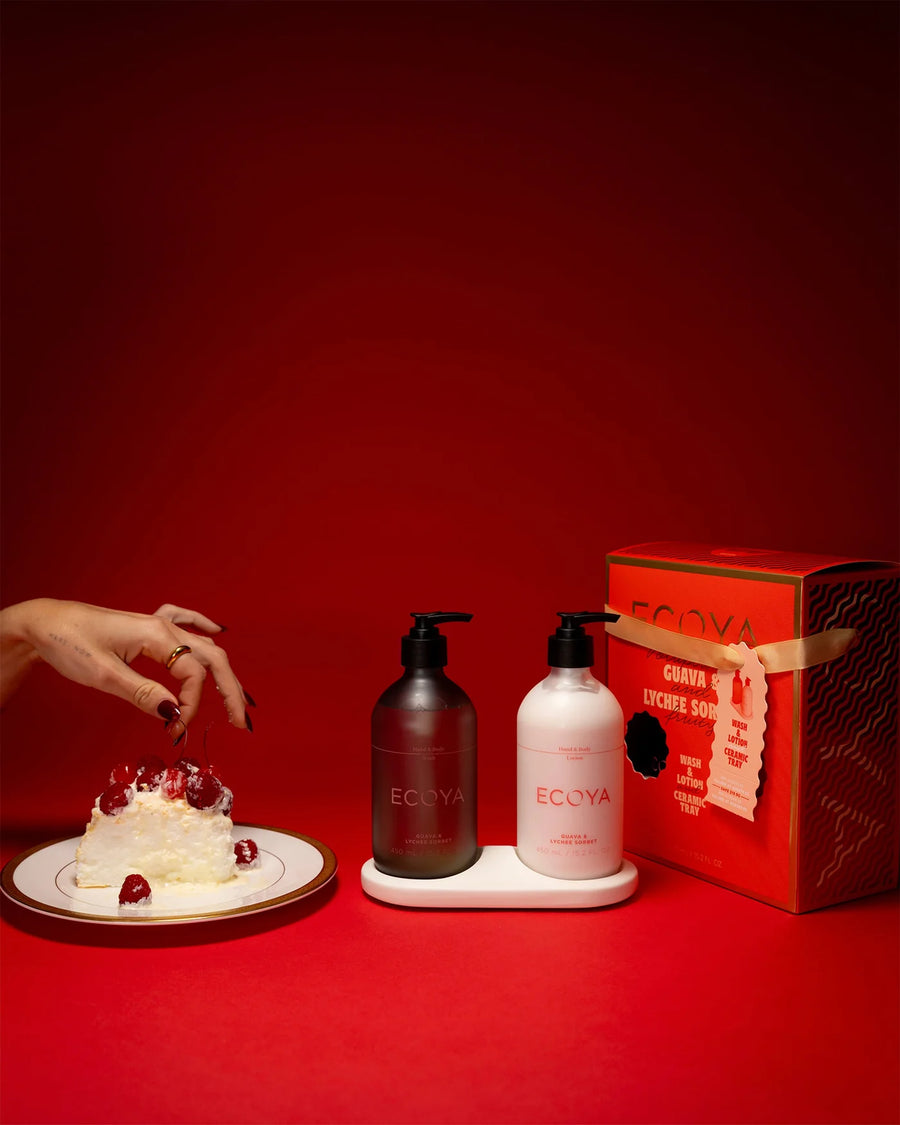 Bathroom Gift Set Guava & Lychee