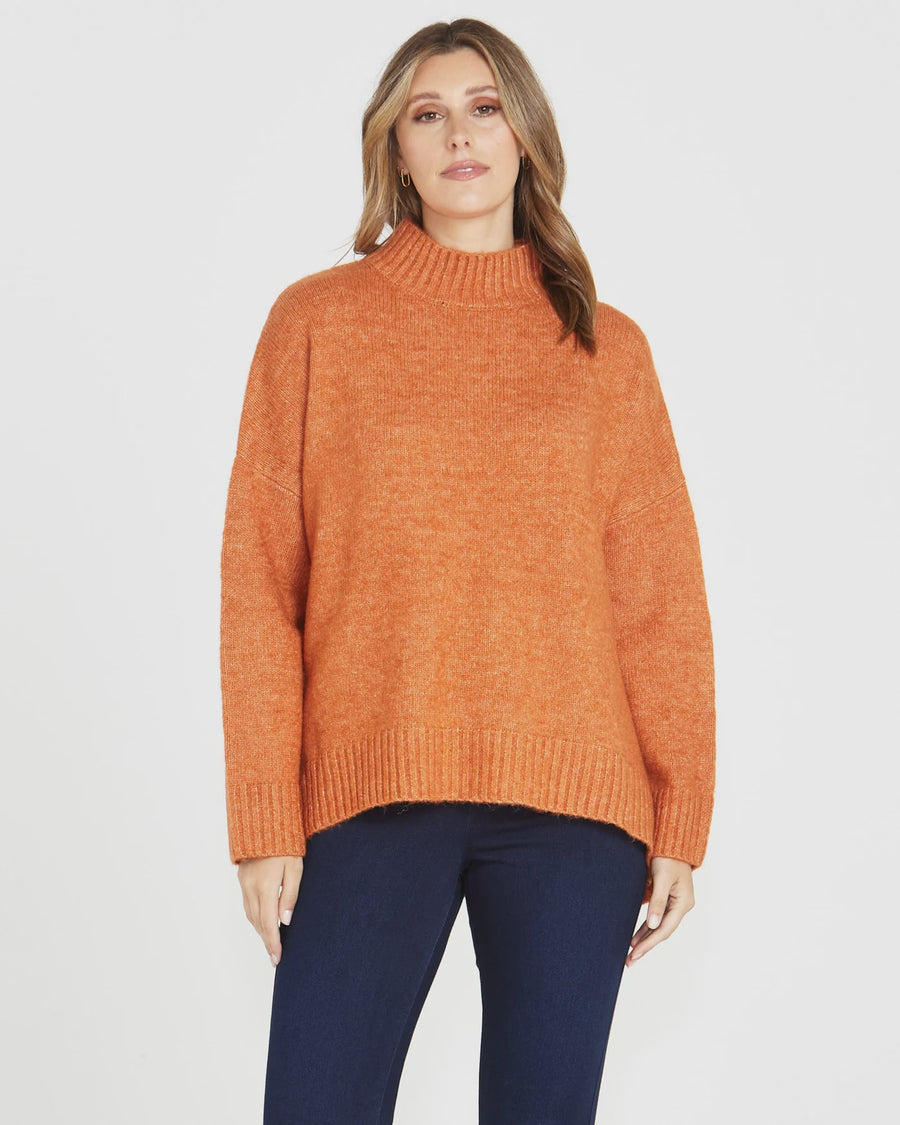 Luna Knit Jumper in Amber