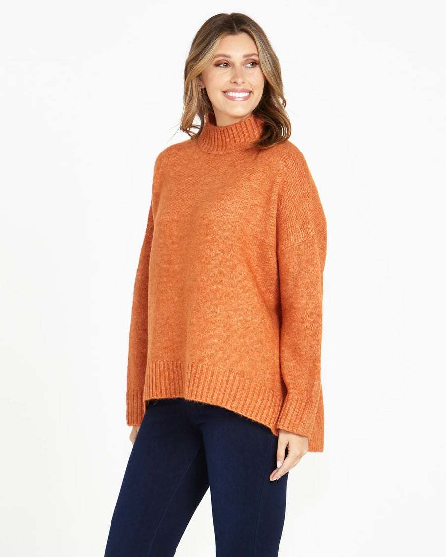 Luna Knit Jumper in Amber