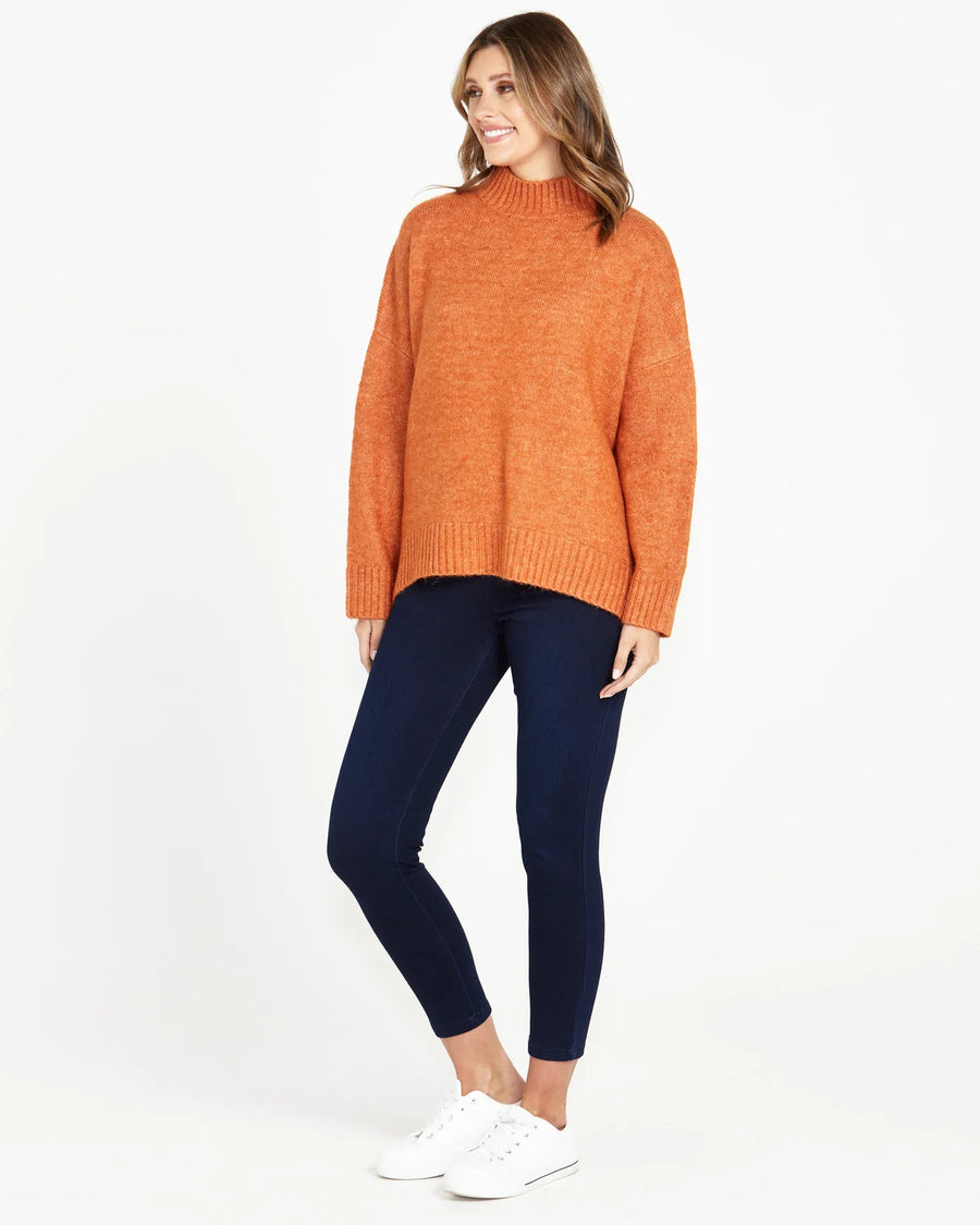 Luna Knit Jumper in Amber