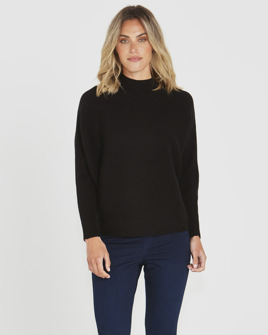 Alicia Knit Jumper in Black