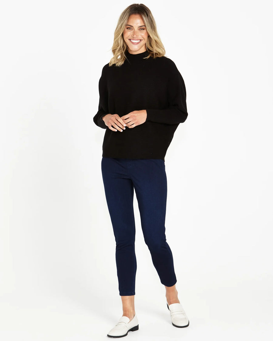 Alicia Knit Jumper in Black