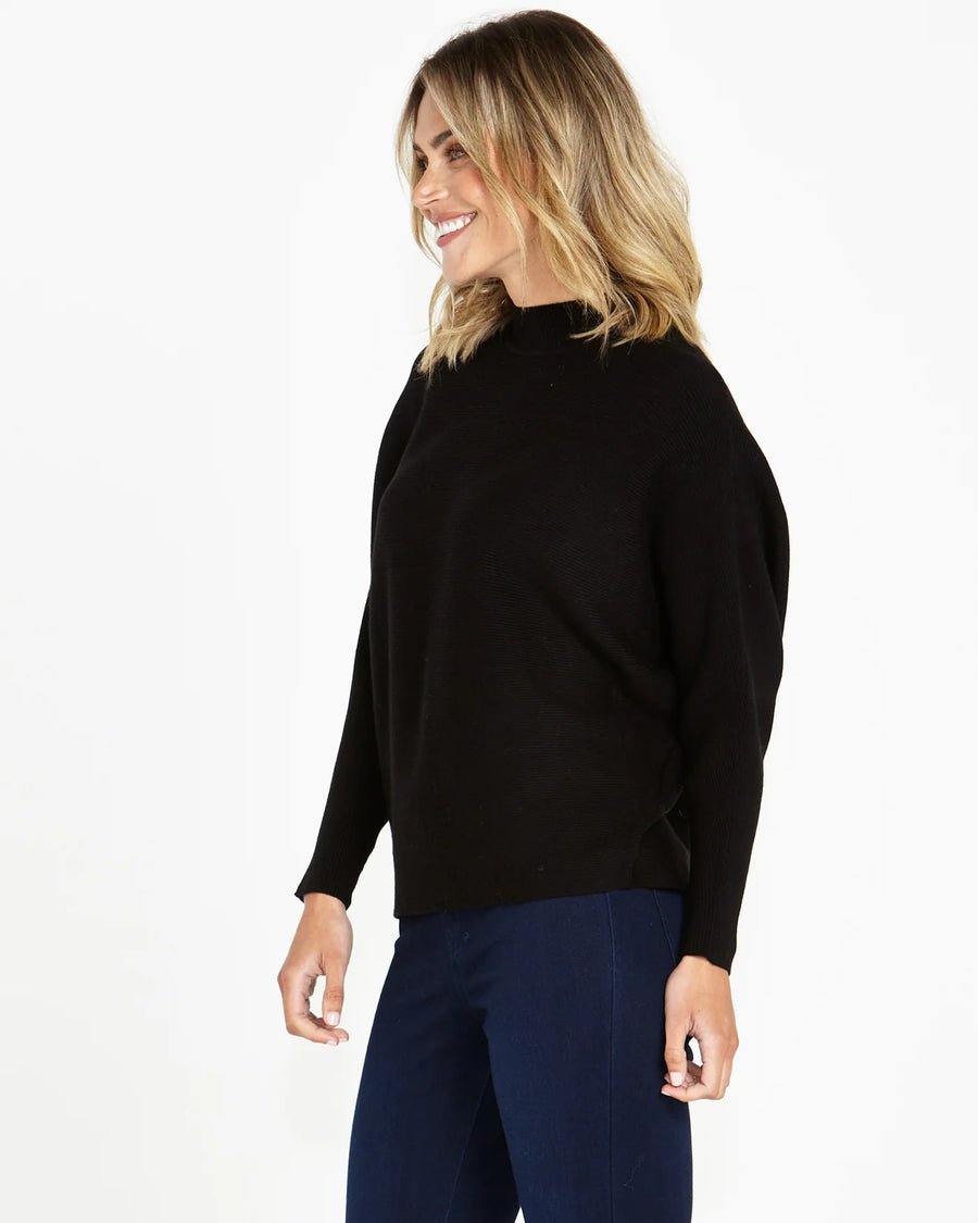 Alicia Knit Jumper in Black