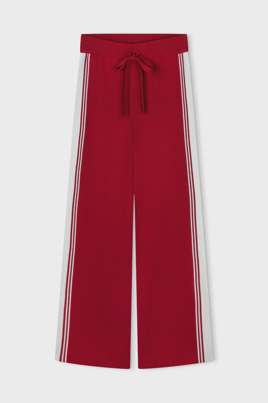 Emery Pant - Wine & Ecru