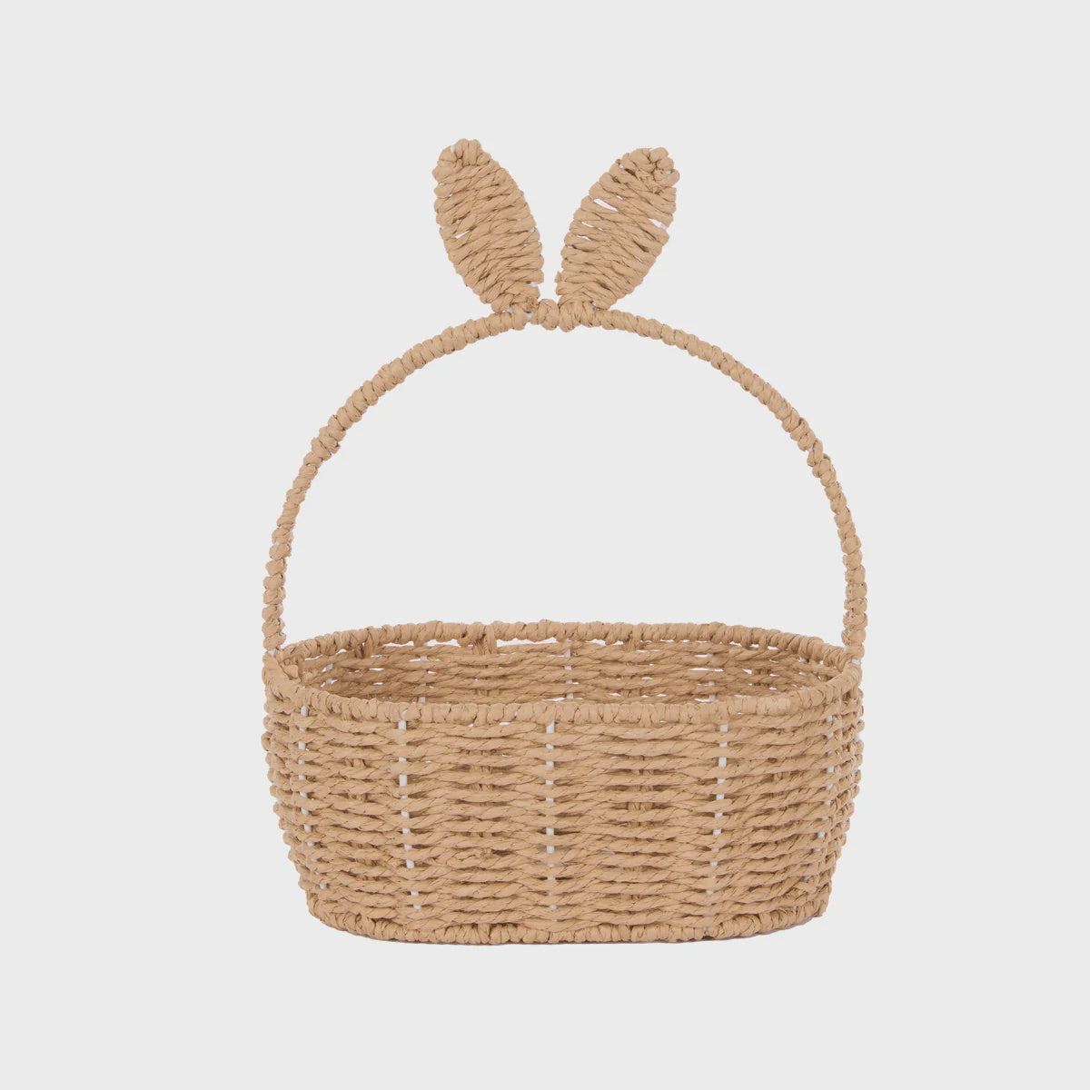 Natural Oval Bunny Basket