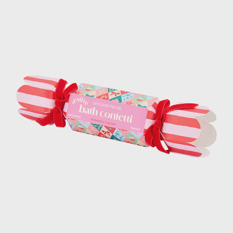 Strawberry Cupcake Bath Confetti Bon Bon