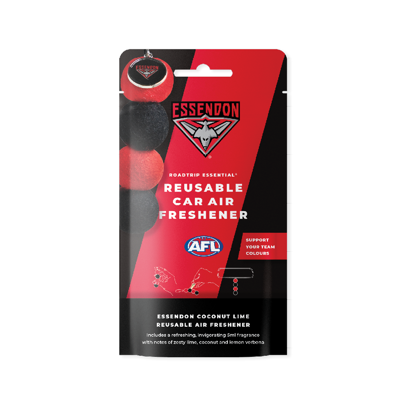 AFL Essendon Reusable Air Freshener Sets