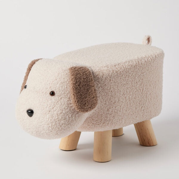 Puppy Bouclé Kids Stool