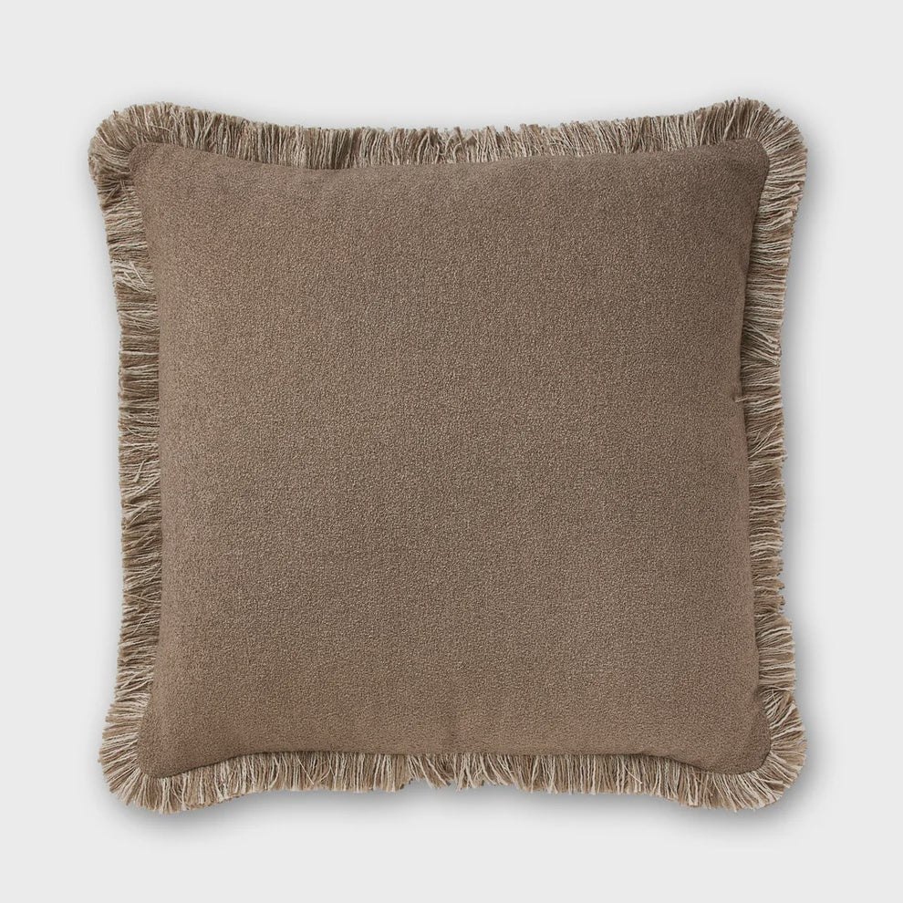 Margot Truffle Fringe Cushion