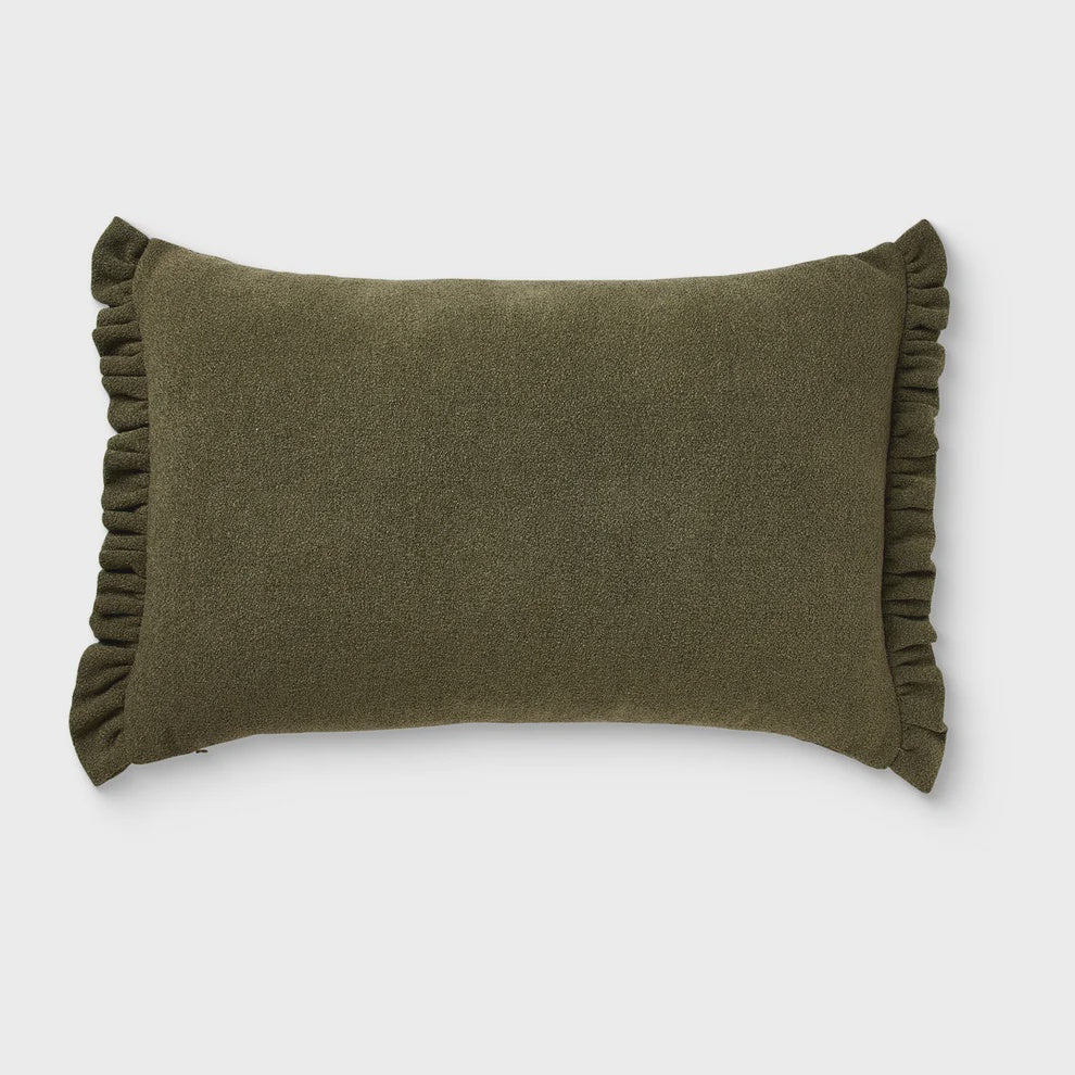 Willa Basil Frill Cushion 40x60cm