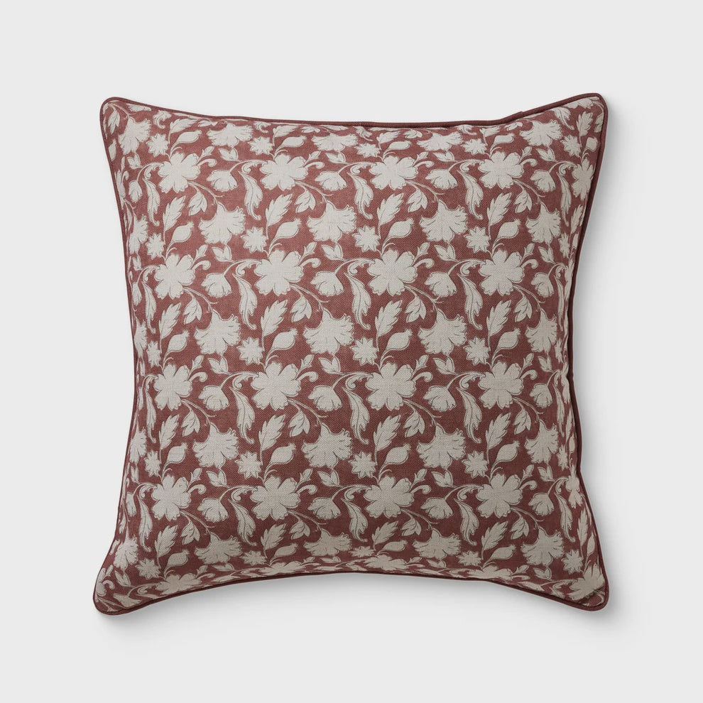 Winslow Burgundy Cushion 55x55cm