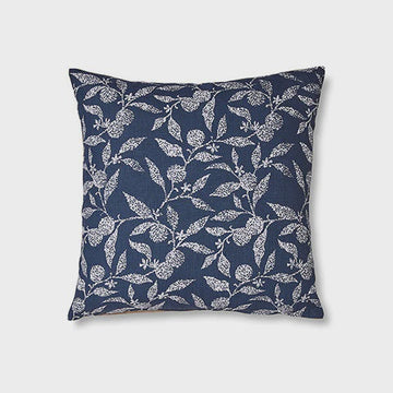 Olena Blue Linen Cushion