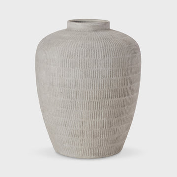 Samson Etched Grey Urn