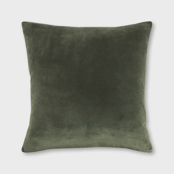 Velvet Olive Cushion 55cm