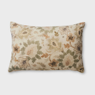 Grifith Taupe/Olive Velvet Cushion