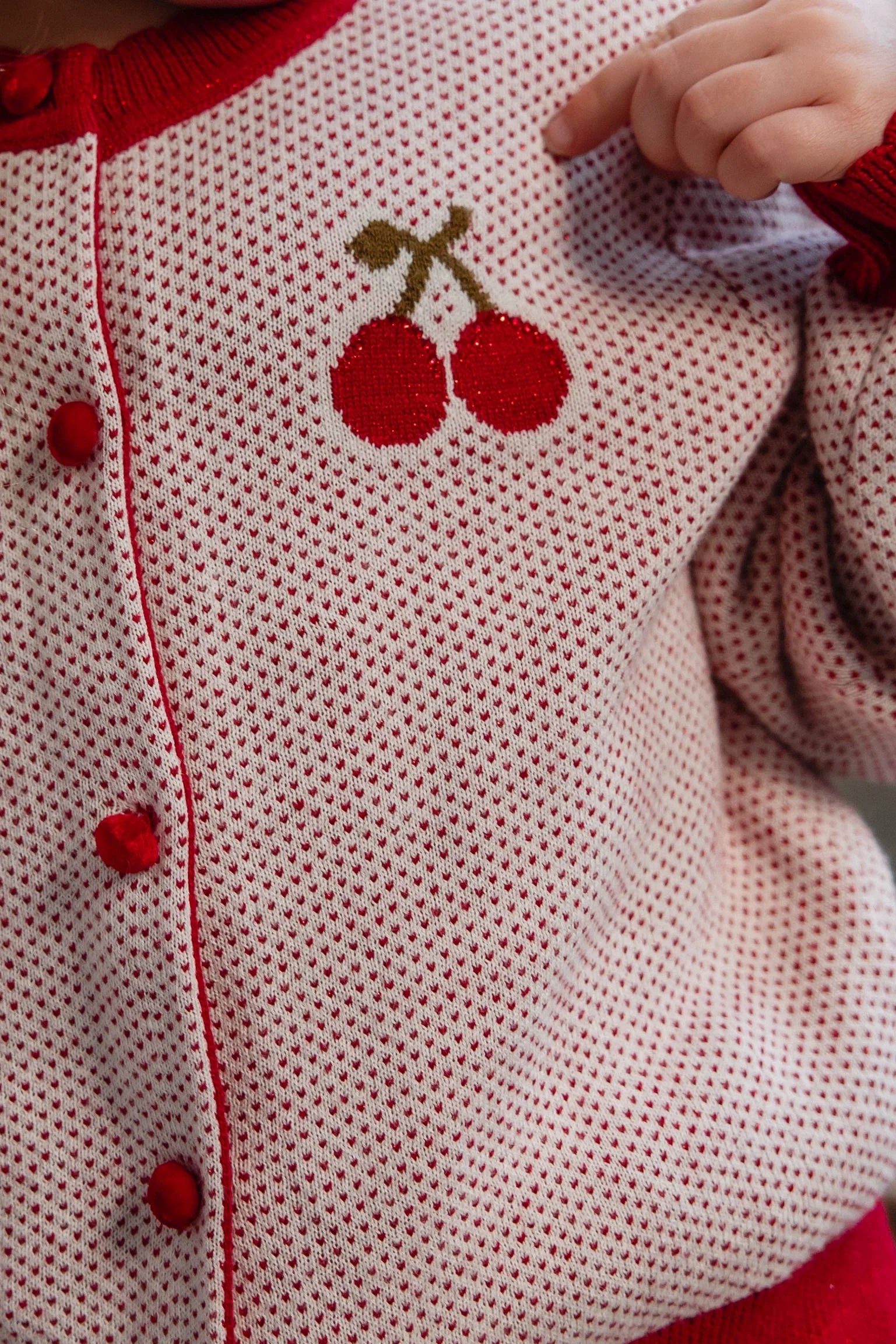Liana Cardigan Cherry