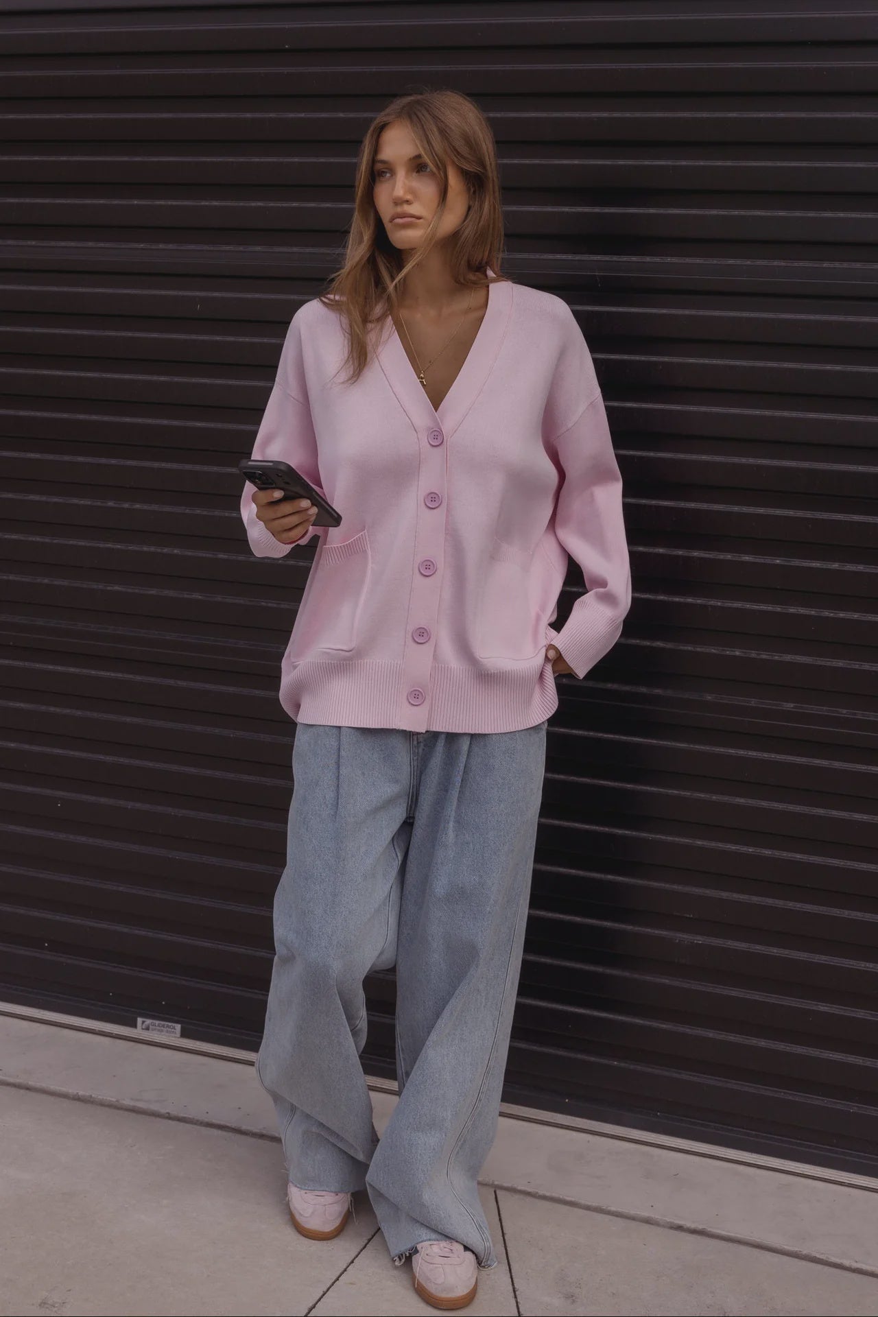 Amais Cardigan Light Pink