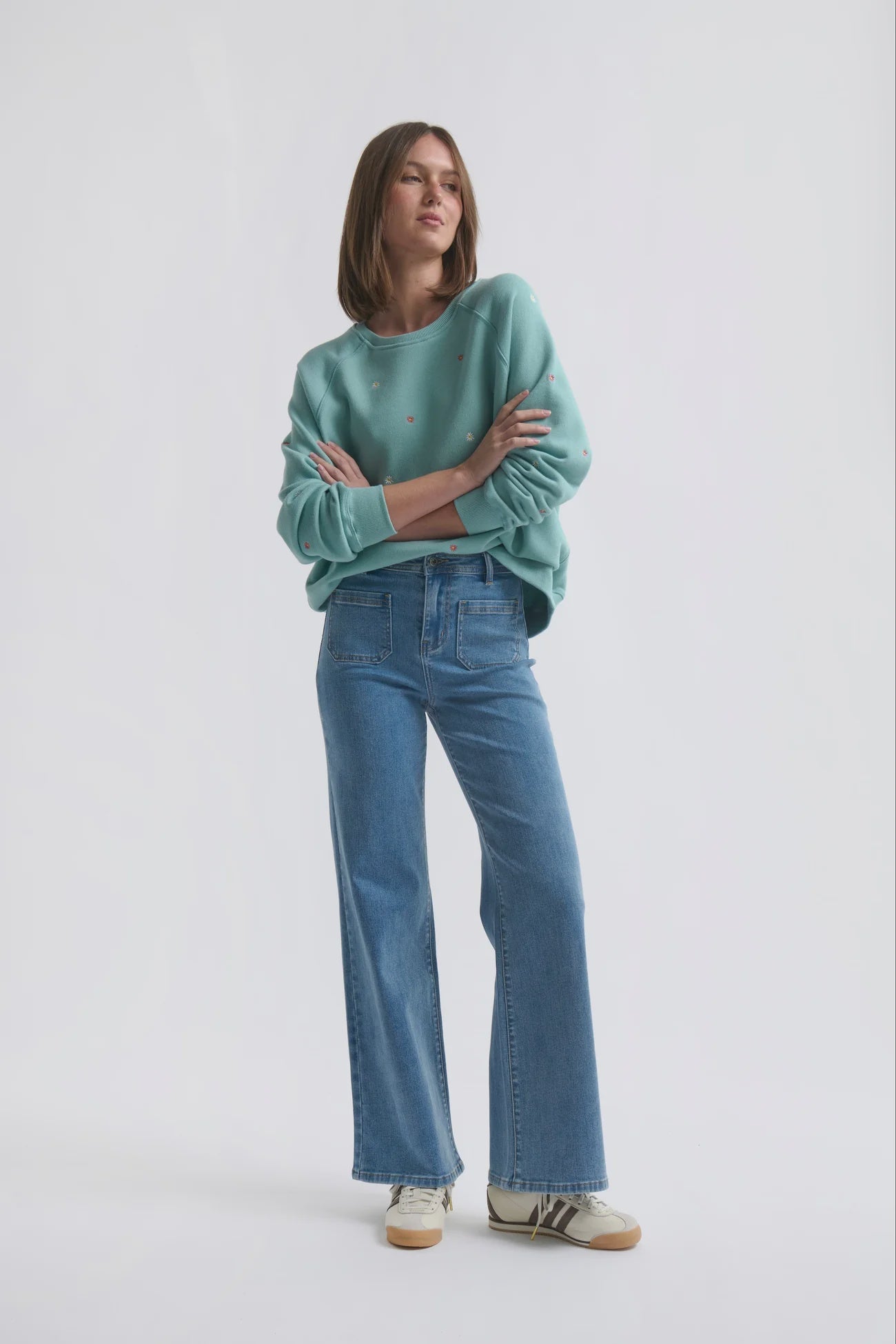 Harper Jeans 70s Blue