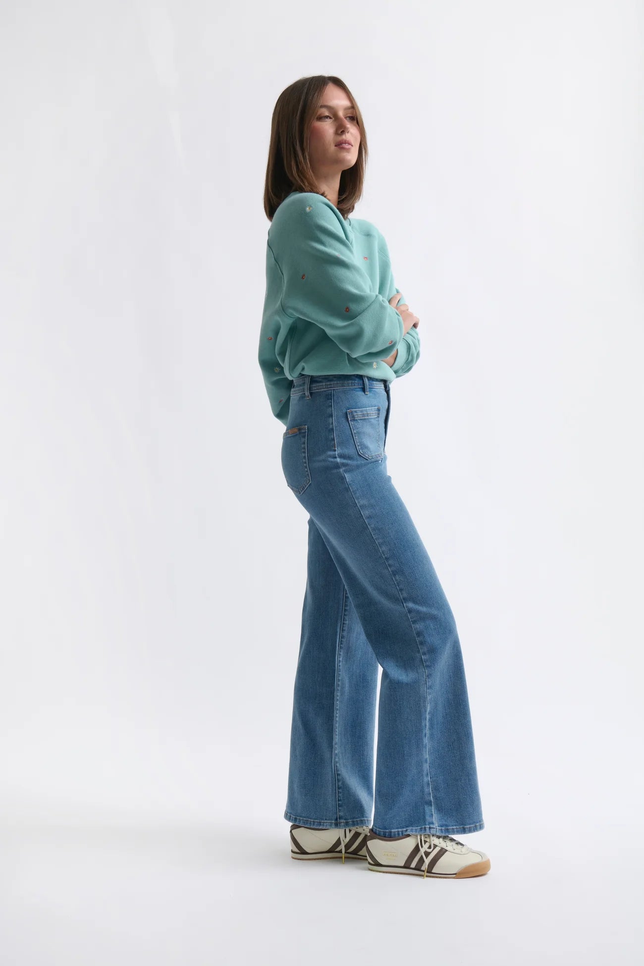 Harper Jeans 70s Blue