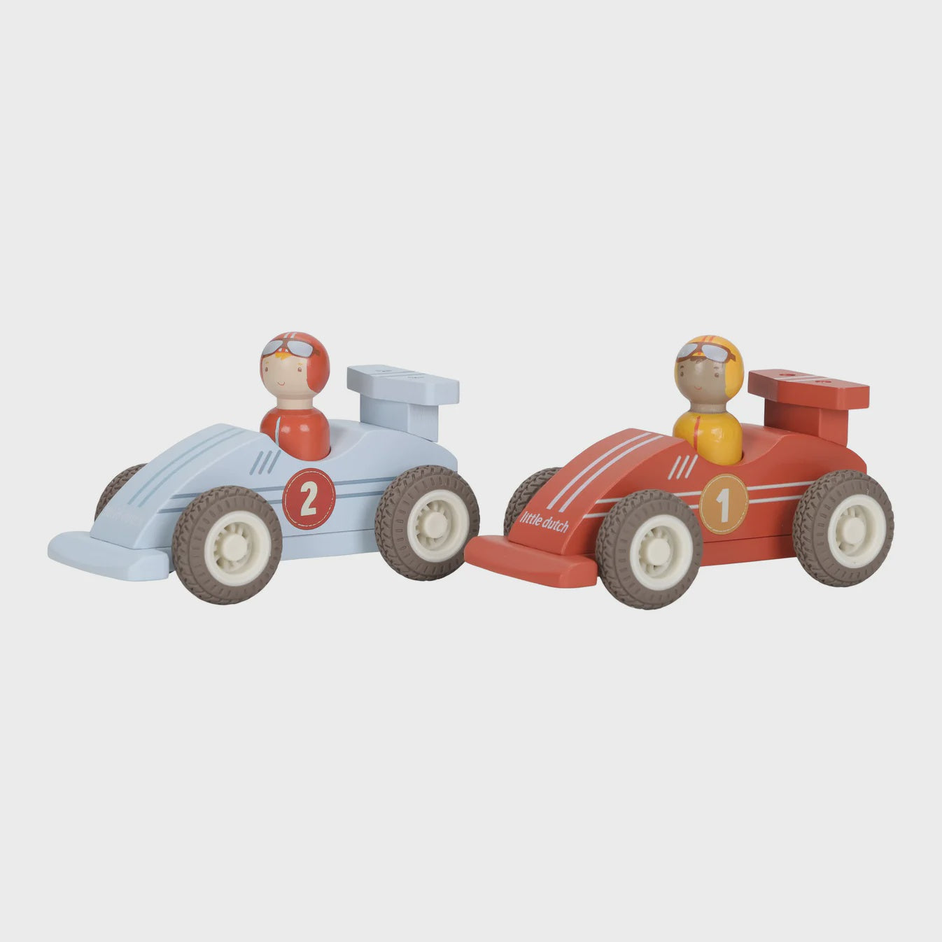 Wooden Pullback Race Cars