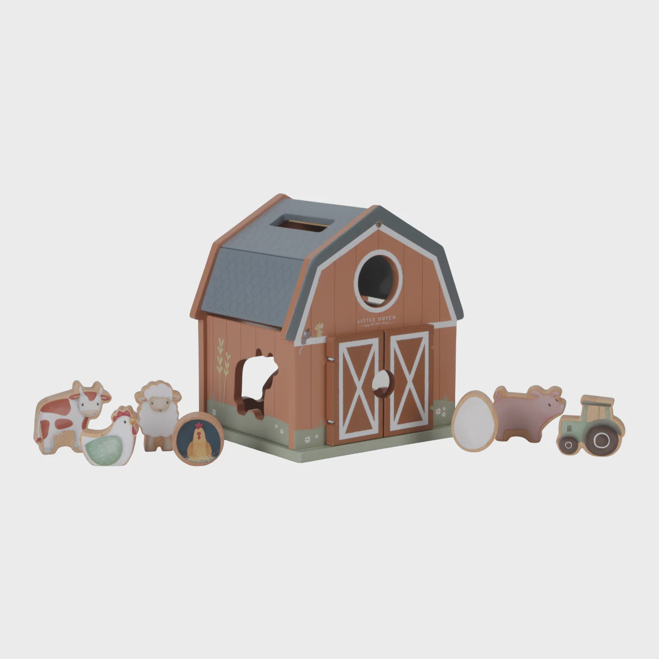 Wooden Shape Sorter Little Farm
