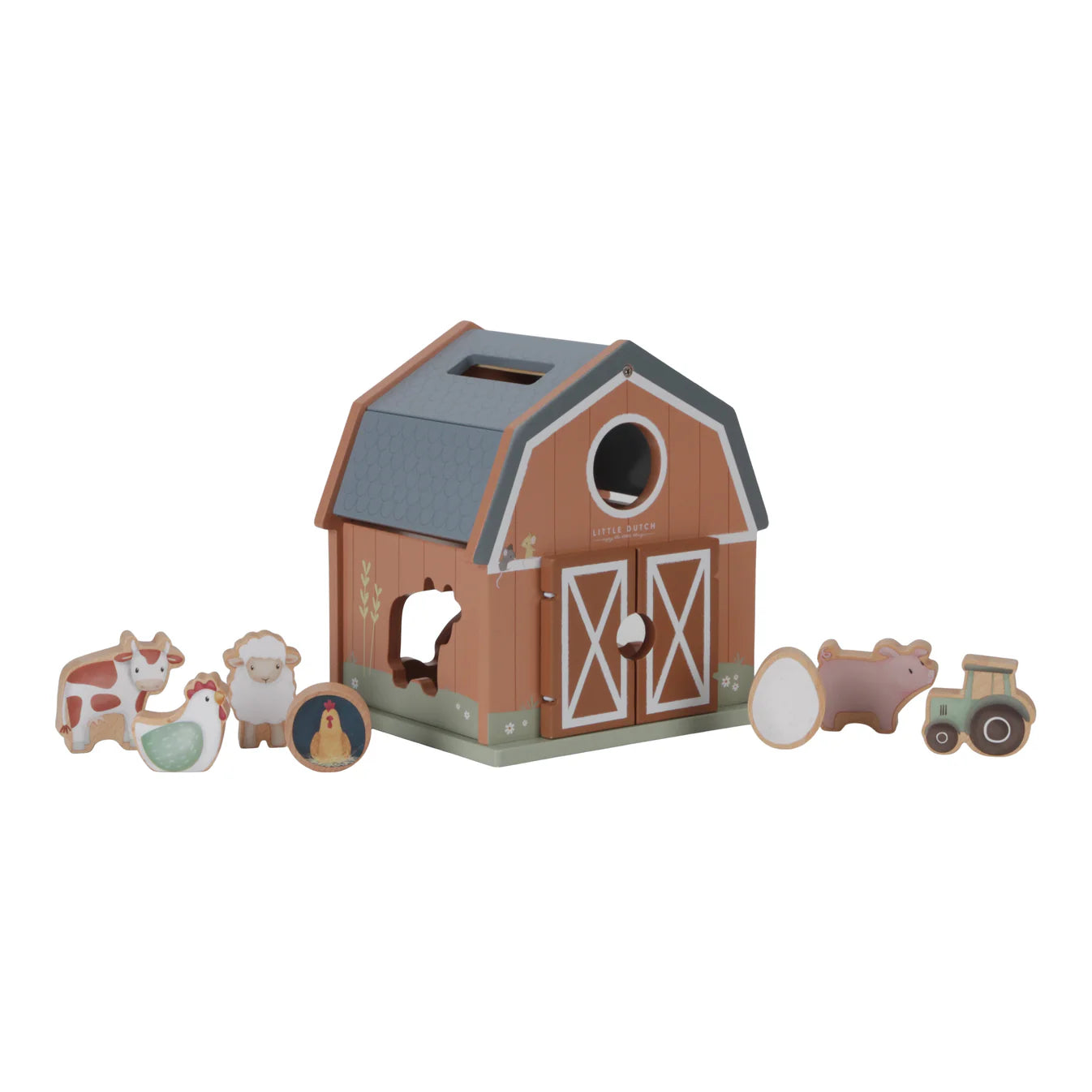 Wooden Shape Sorter Little Farm