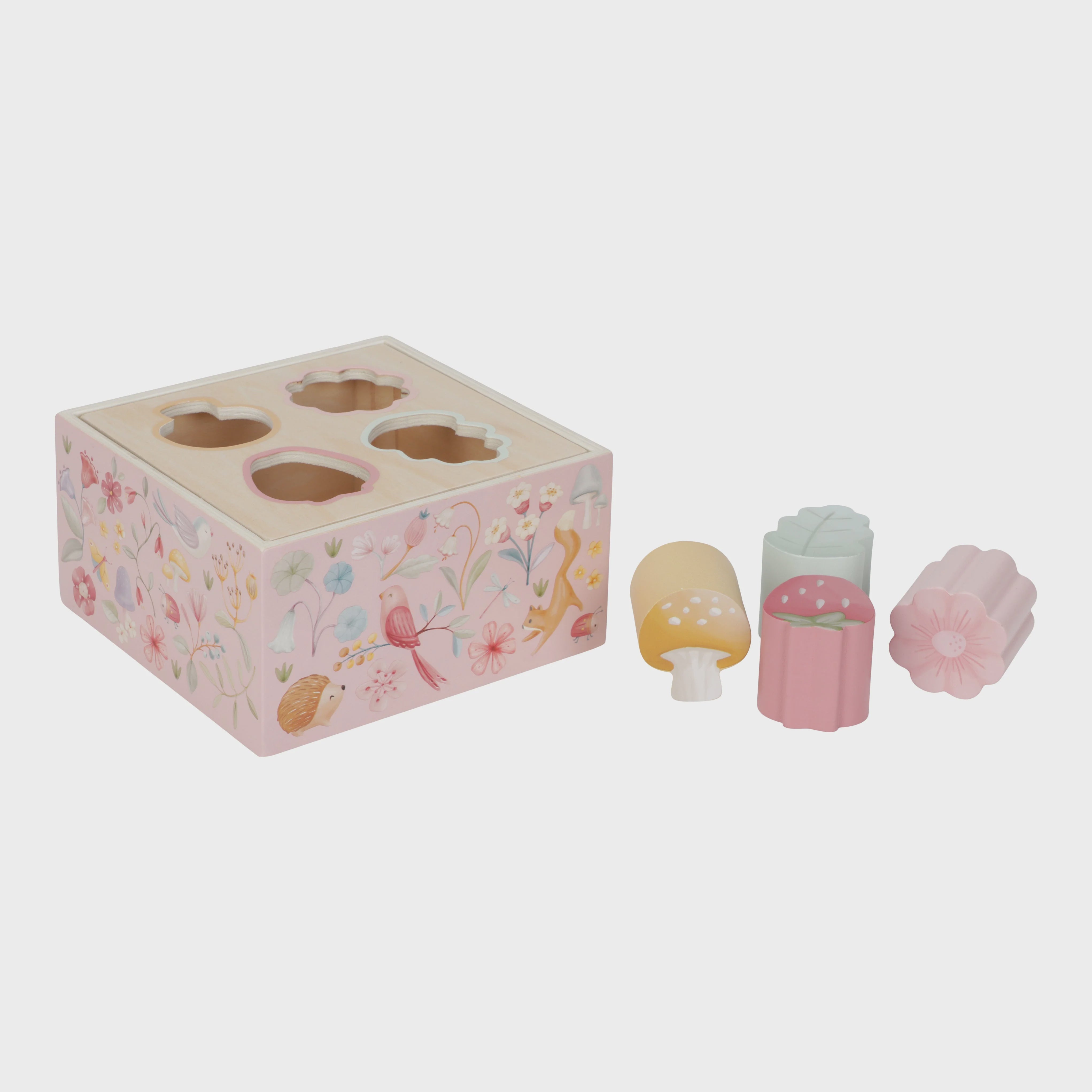 Wooden Shape Sorter Fairy Garden